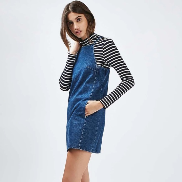 TOPSHOP Denim Dress - Picture 2 of 7